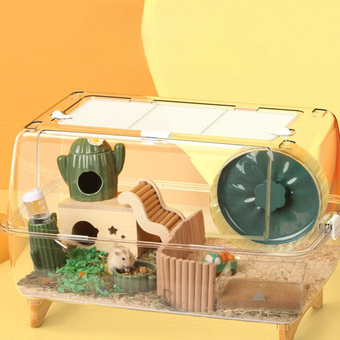 Hamster Transparent Acrylic Luxury Cage