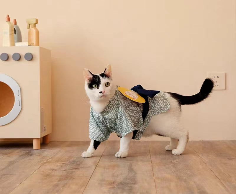 Japanese-style Yukata Pet Clothes for Cats&Small Dogs