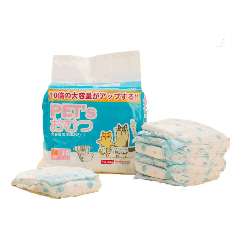 Cat Diapers Kitten Diapers Nappies  10pcs