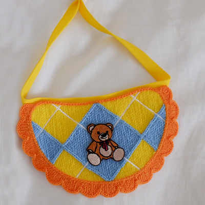 Pet Fashion & Accessories/ Pet Bib/ Bear Embroidery