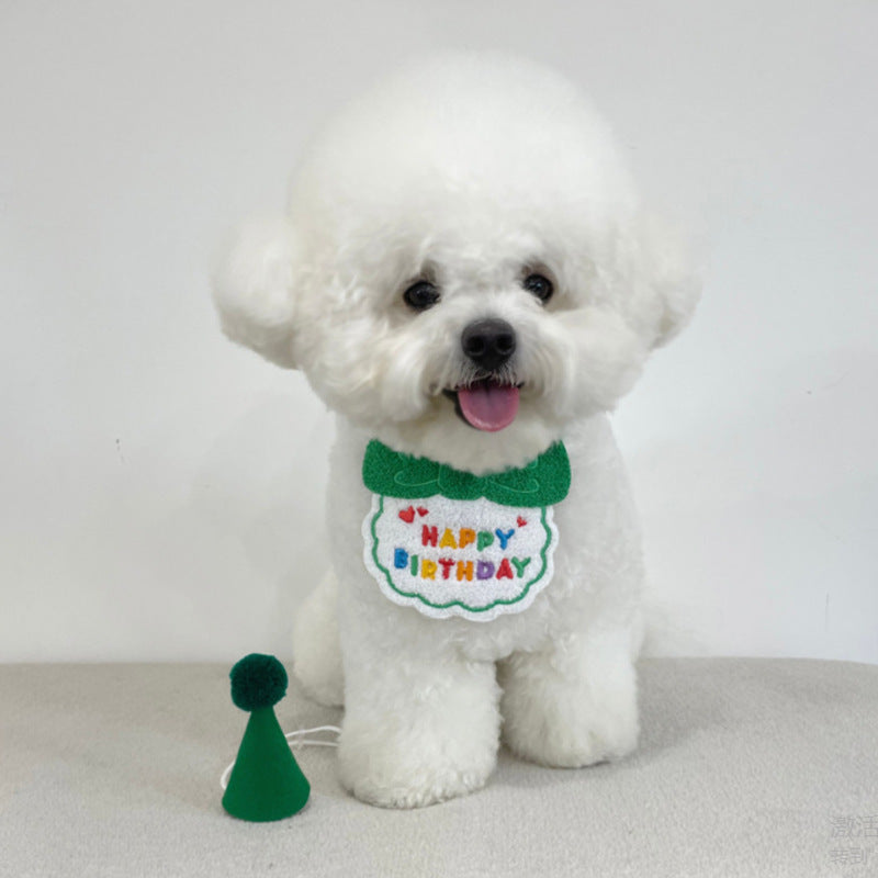 Pet Fashion & Accessories/ Pet Bib&Hat/ Happy Birthday