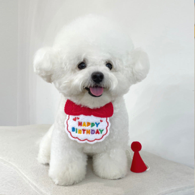 Pet Fashion & Accessories/ Pet Bib&Hat/ Happy Birthday