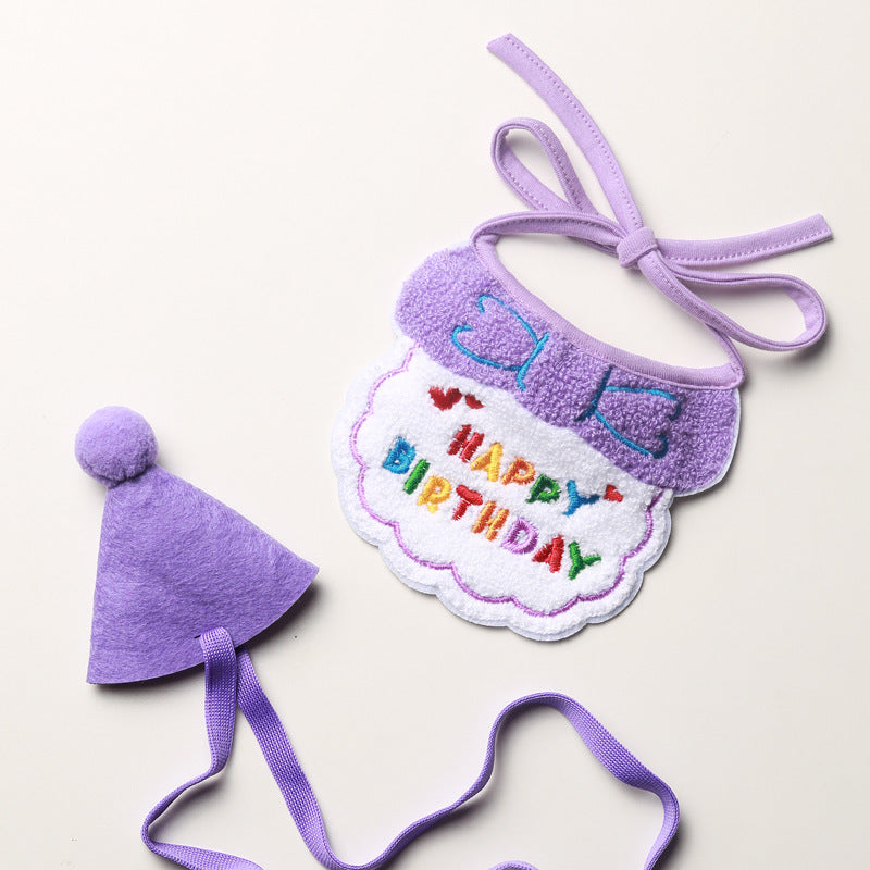 Pet Fashion & Accessories/ Pet Bib&Hat/ Happy Birthday