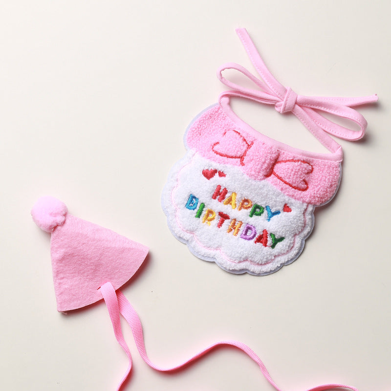 Pet Fashion & Accessories/ Pet Bib&Hat/ Happy Birthday