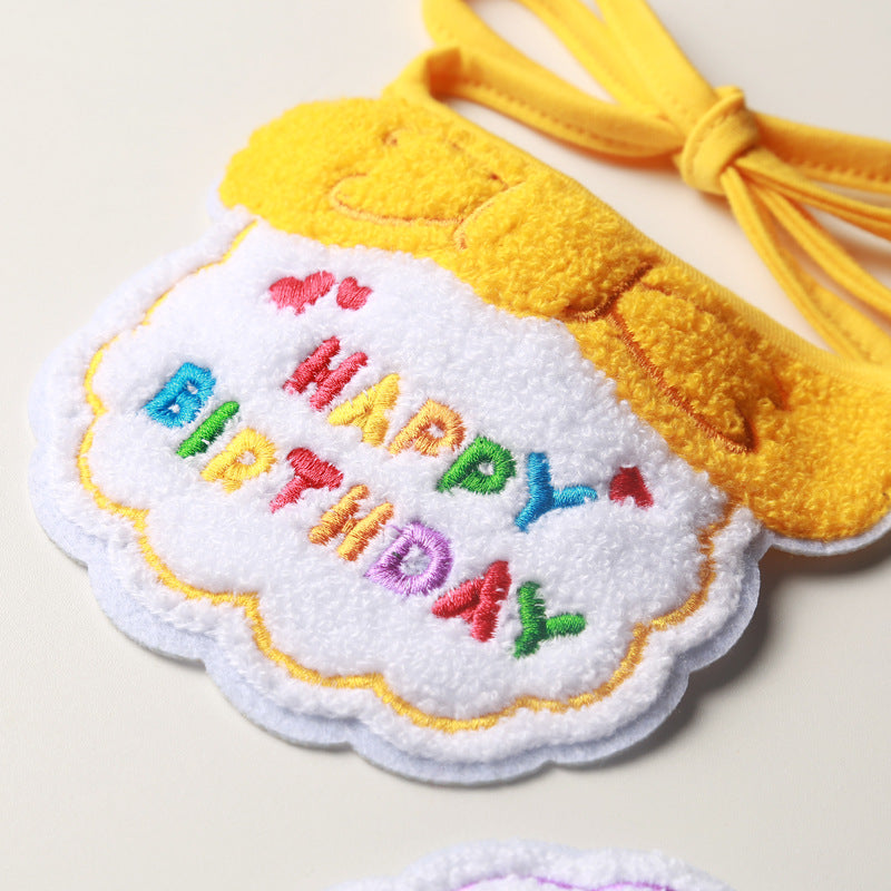 Pet Fashion & Accessories/ Pet Bib&Hat/ Happy Birthday