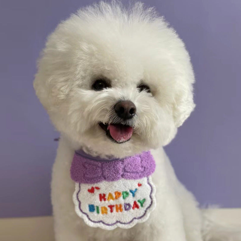 Pet Fashion & Accessories/ Pet Bib&Hat/ Happy Birthday