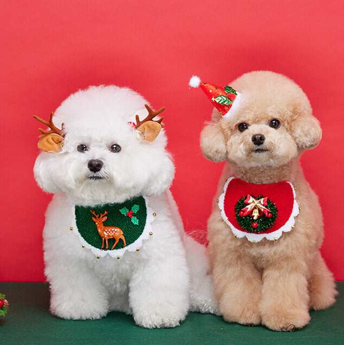 Pet Fashion & Accessories/ Pet Bib/ Merry Christmas