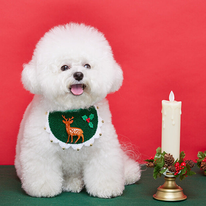 Pet Fashion & Accessories/ Pet Bib/ Merry Christmas