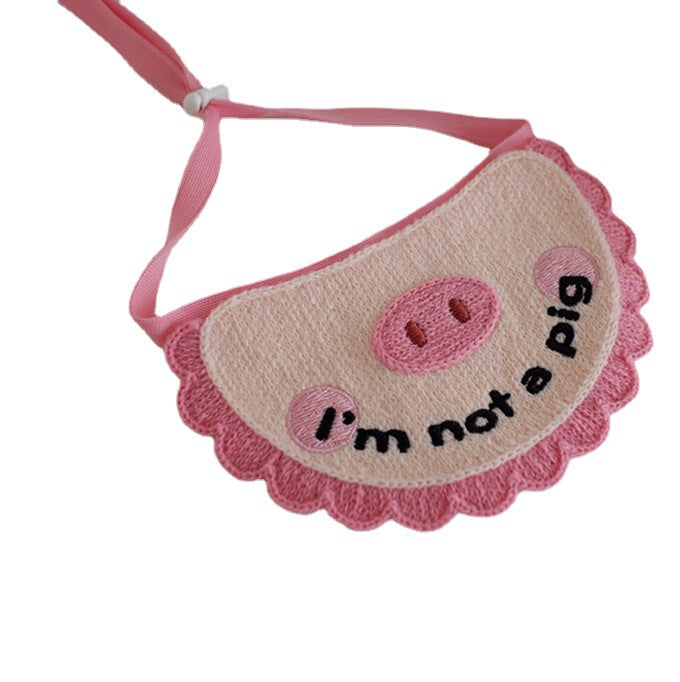 Pet Fashion & Accessories/ Pet Bib/ Pink Pig