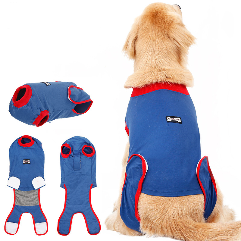 Dog Recovery Suit After Surgery Wear, Soft Pet Medical Surgical Clothes Onesie Professional Recovery Costume