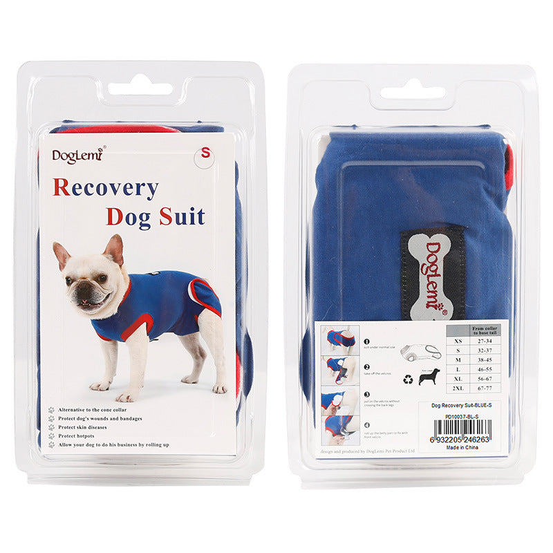 Dog Recovery Suit After Surgery Wear, Soft Pet Medical Surgical Clothes Onesie Professional Recovery Costume