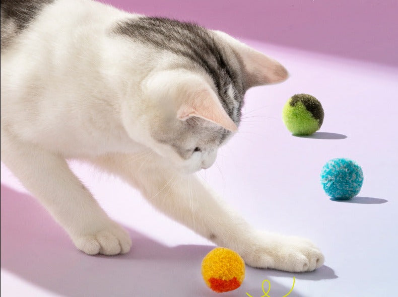 Mewoofun Cat Toys City Hunter Plush Balls Launcher – Thecutiepaw