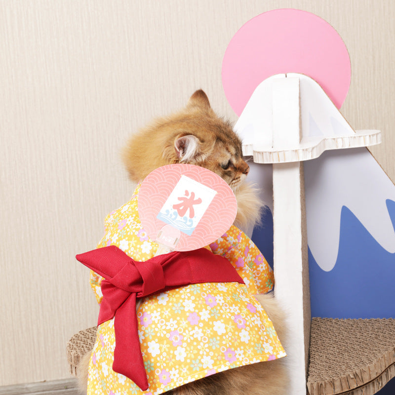 Japanese-style Yukata Pet Clothes for Cats&Small Dogs